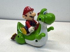 Mario & Yoshi Pull Back Action Toy Nintendo 1993 Super Mario World SNES Era