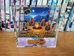 Golden Sun Isaac Mia Ivan Garet Campfire Diorama – Gameboy Gaming Cube – Fanart