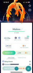 Pokémon Shiny Galarian Moltres size XXL – Trade – GO Read Description