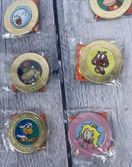 Lot of 14 Frankford Super Mario Wonder Ball Gold Coins, New & Sealed