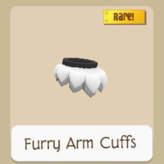 Animal Jam MOBILE Black Furry Arm Cuffs (FAST DELIVERY) (READ DESCRIPTION FIRST)