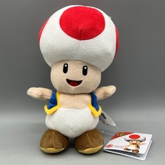Toad 8″ Plush Genuine Super Mario Bros Little Buddy – CHOOSE YOUR COLOR