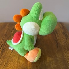 San-Ei Super Mario Yoshi Plush Green Orange Nintendo 8 Inch 2017