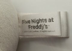FNAF Funko Five Nights at Freddy’s 8″ White Funtime Foxy White Fox Plush 2016