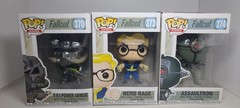 Funko Pop! Fallout T-51 Power Armor #370, Nerd Rage #373, Assaultron #374