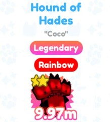 RB Rainbow Hounds of Hade Legendary Pet Simulator Sim X for Roblox – PSX Sim