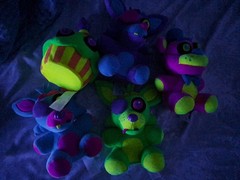 Lot of 5 Funko Five Nights At Freddy’s Blacklight Plushies