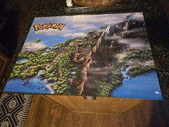 Pokemon Poster Diamond And Pearl Version 2007 Rare Double Sided