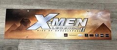 X-Men Legends II Rise Of Apocalypse GameStop Video Game Marketing Sign 19”x6”