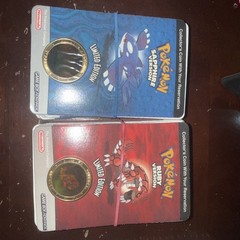 Pokémon Ruby And Sapphire Holographic Preorder Coins