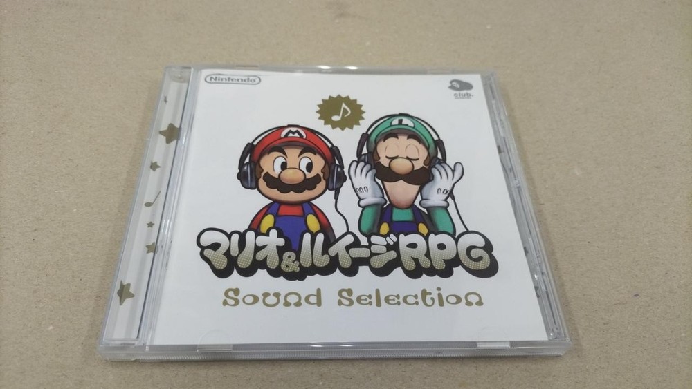 Nintendo Mario & Luigi RPG Sound Game Music CD NTD-17189