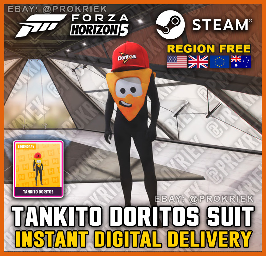 Forza Horizon 5 Tankito Dorito Suit DLC STEAM VERSION