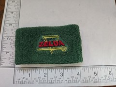 Vintage Nintendo The Legend of Zelda Wristband / Sweatband Green