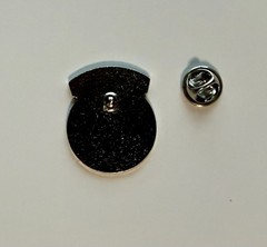 RESIDENT EVIL-S.T.A.R.S. Glossy Vintage BUTTON & Badge LAPEL PIN-Raccoon Police