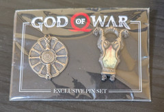 God Of War Exclusive Pin Set (Loot Gaming) – Sealed