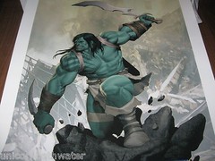 SKAAR SON OF HULK Sideshow Collectibles Premium Art Print lithograph #115