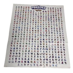 Pokemon Diamond and Pearl Edition Poster Nintendo 2007 Collectible 23×19″ FLAWS