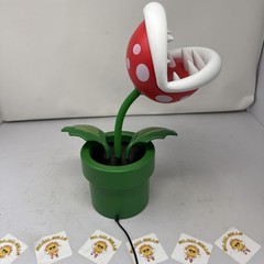 Super Mario Bros. 13” Piranha Plant Poseable Desk Lamp Light Nintendo