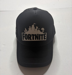 Fortnite Black Mesh Back Adjustable Trucker Snapback Baseball Hat Cap