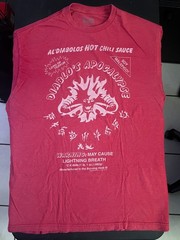 Diablo’s Apocalypse Hot Chili Sauce Diablo Blizzard Promo Red T-Shirt Men’s XL