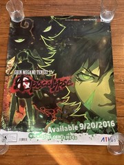 Vintage Nintendo 3DS Shin Megami Tensei IV APOCALYPSE Poster ATLUS 22X28