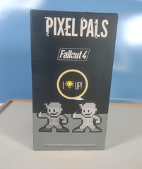 Pixel Pals Fallout 4 VAULT BOY Light Up 5” Figure Black & White *Box has issues