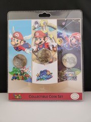 Sunrise Identity Nintendo Mario All-Stars Collectible Coin Set 3-Pack *Unopened*