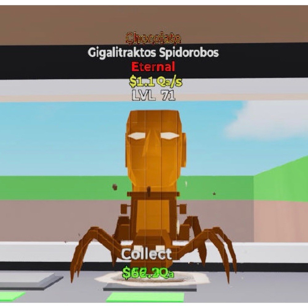 Steal The Brainrot FN – Chocolate Gigalitraktos Spidorobos