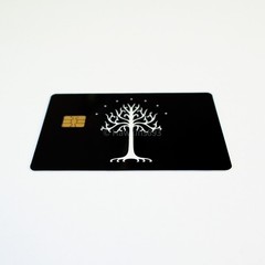Lord of the Rings Gondor White Tree Credit Card Skin Sticker Small Chip LOTR