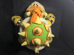 Super Mario Party 5 Bowser Plush Doll Nintendo Sanei Hudson Soft 2010