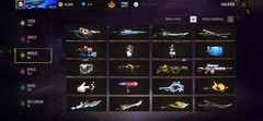 Free Fire In-Game Item Account & Inventory Screenshots (Free Fire)