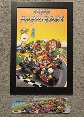 Nintendo Super Mario Kart Video Game Framed Print Poster 12×18 & Metal Sign 3×12