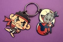 Tatsunoko vs. Capcom: Ken Eagle & Ryu Keychain: Ultimate All-Stars