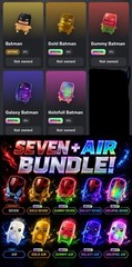 Fortnite Sprites All Batman, Air , Seven Sprites Bundle