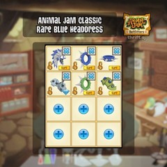 Animal Jam Classic (AJC) | Rare Blue Headdress Bundle (READ DESCRIPTION)