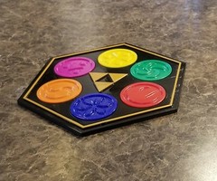 Legend of Zelda Sage Medallions Inspired Plaque – Zelda Ocarina of Time Decor