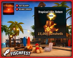💎 [FISCH] x1 Tropical Sun Totem POP 💎FISCHFEST 2