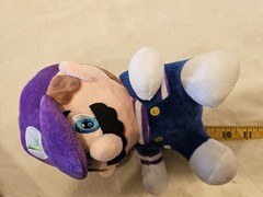Bootleg/Knockoff Baby Luigi Mario Purple & Blue Unbranded Plush 9”