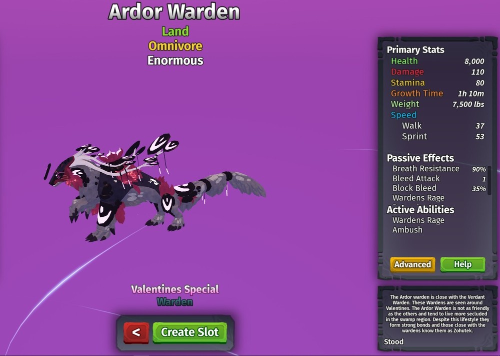 Ardor Warden Species | Creatures of Sonaria | Roblox