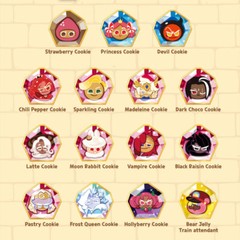 CookieRun Kingdom Soulstone Keychain Vol.2 1EA Latte Dark Choco Keyring Charm