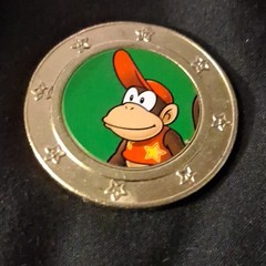 Nintendo Super Mario Diddy Kong Metal Coin Token Frankford Candy CPL-201103