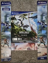 8 Piece Gamestop Horizon: Forbidden West & Elden Ring Promo Window Posters ‘22