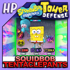 SquidBob TentaclePants – SPONGEBOB TOWER DEFENSE [ ⚡FAST DELIVẼRY⚡ ] unit SBTD