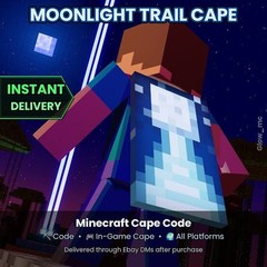 MOONLIGHT TRAIL Minecraft Experience Cape – SENT INSTANTLY