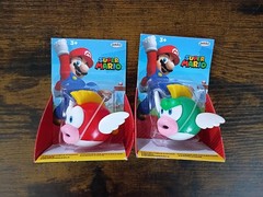 *FREE SHIP* 2.5″ DEEP CHEEP + CHEEP CHEEP Super Mario World of Nintendo Jakks