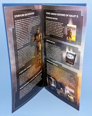 Halo 3 Xbox 360 Promotional Promo Pre-Release Product Information Brochure RARE