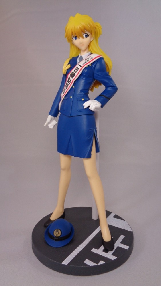 Asuka Langley Extra Tokyo-3 City Police Figure Blue Officer EX 2007 Evangelion