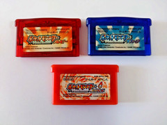 Pokemon Ruby, Sapphire, FireRed (GBA) 3-Game Set Japanese Version