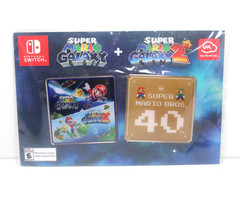 Super Mario Galaxy 1 & 2 – Super Mario Bros 40th Anniversary Pin Set (Brand New)