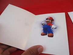 Super Mario Official Nintendo Of America 2005 Thumbs Up Mario Greeting Card